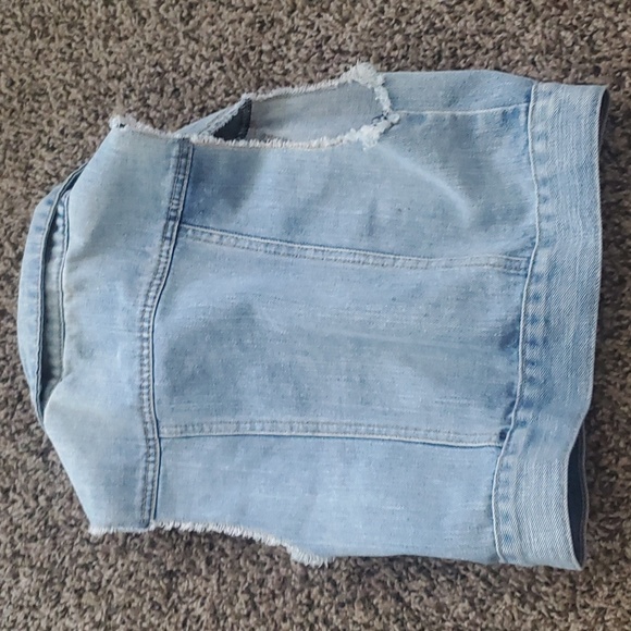 Love culture small Jean half jacket - Picture 3 of 4